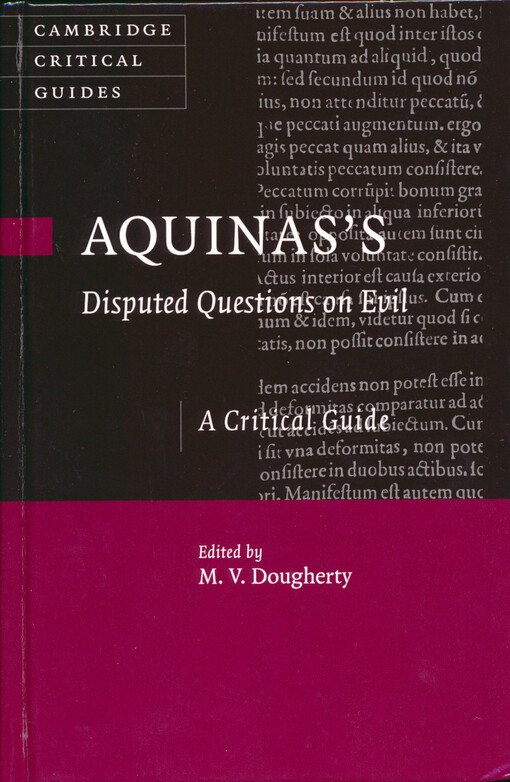Aquinas's disputed questions on evil : a critical guide