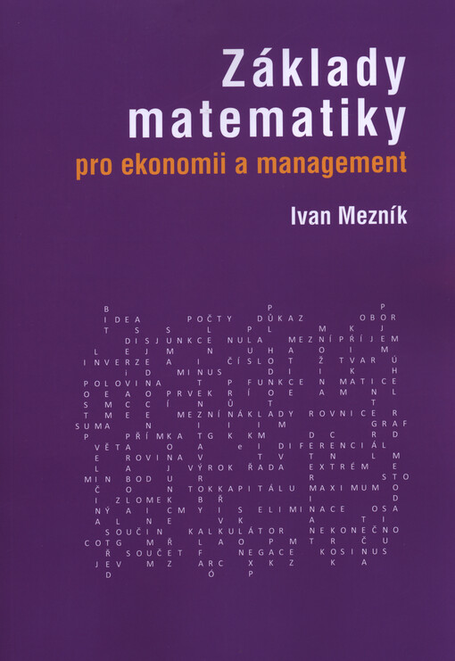 Základy matematiky pro ekonomii a management