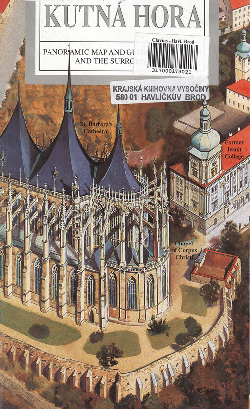 Kutná Hora panoramic map and guide to the town and the surroundings