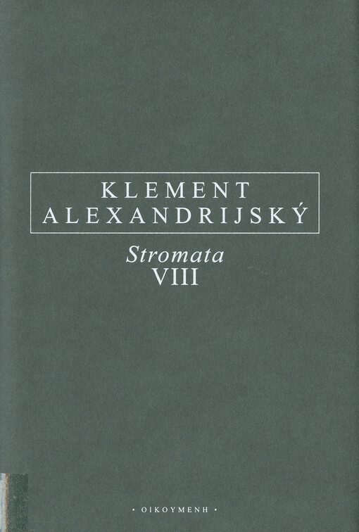 Stromata, sv. 8