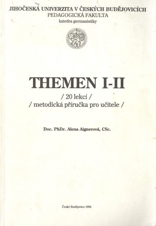Themen. I-II : 20 lekcí : metodická příručka pro učitele