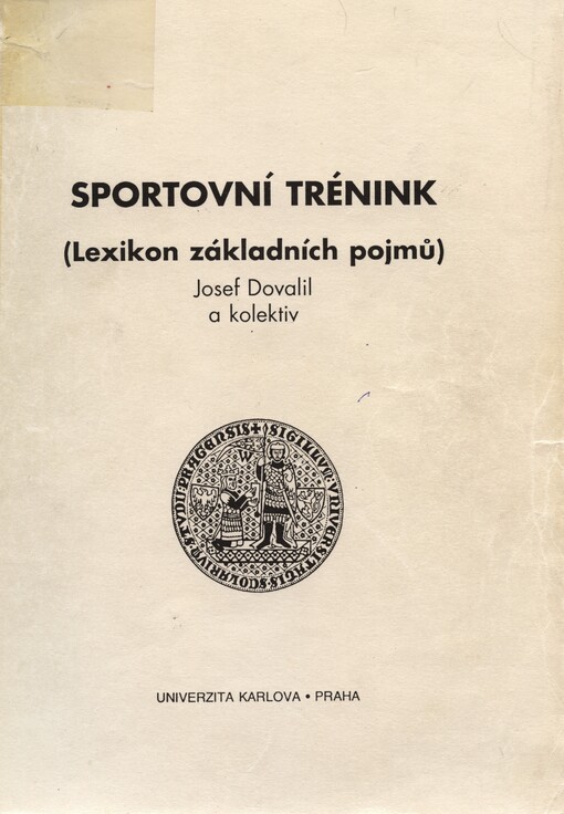 Sportovní trénink :(lexikon základních pojmů)
