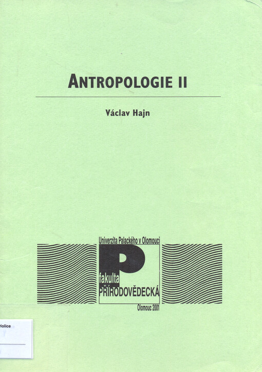 Antropologie II