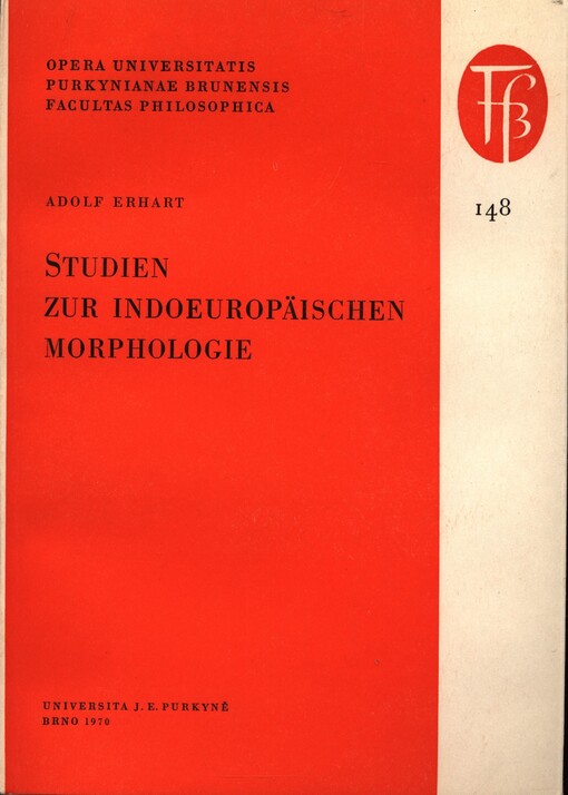 Studien zur indoeuropäischen Morphologie