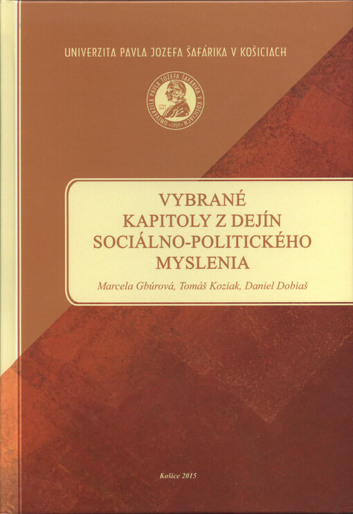 Vybrané kapitoly z dejín sociálno-politického myslenia
