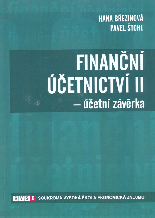 Finanční účetnictví II : účetní závěrka