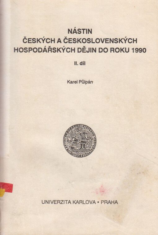 Nástin českých a československých hospodářských dějin do roku 1990