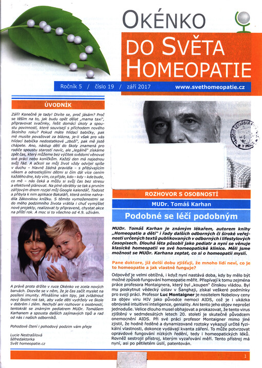 Okénko do Světa homeopatie