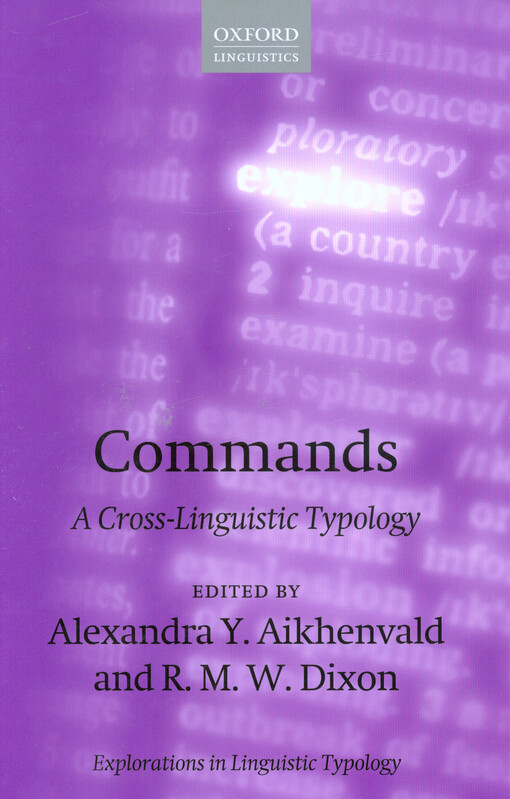 Commands : a cross-linguistic typology