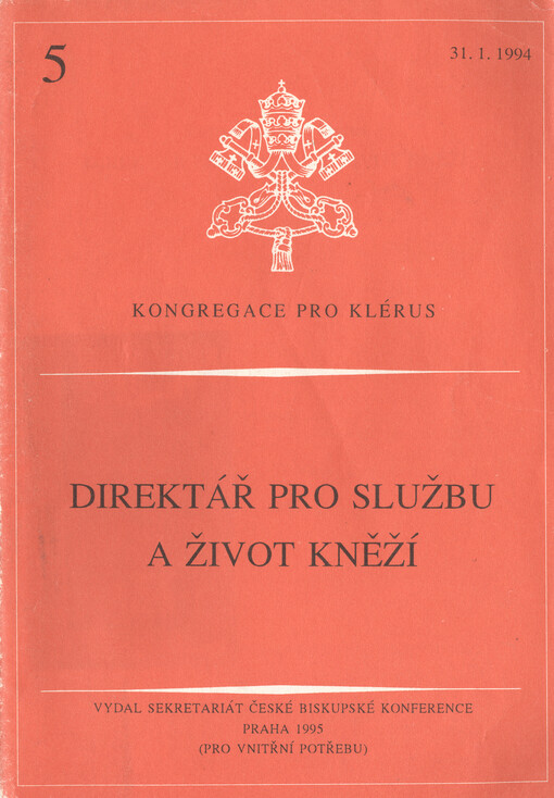 Direktář pro službu a život kněží