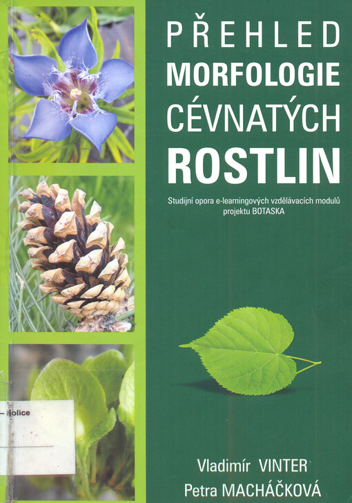 Přehled morfologie cévnatých rostlin :studijní opora e-learningových vzdělávacích modulů projektu Botaska