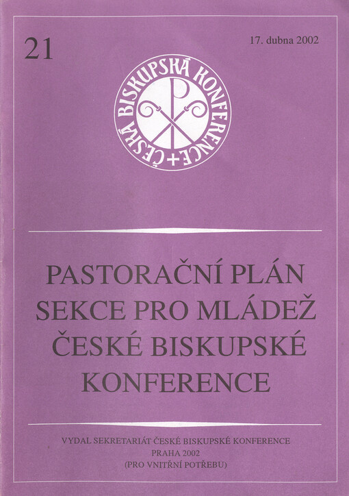 Pastorační plán Sekce pro mládež České biskupské konference