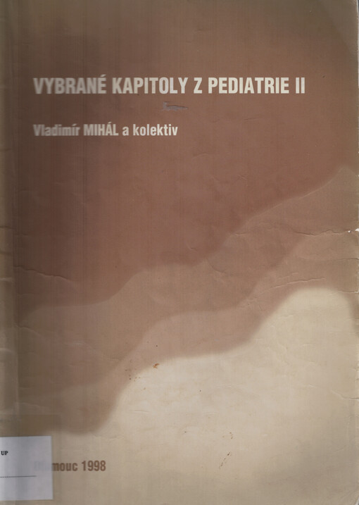 Vybrané kapitoly z pediatrie II