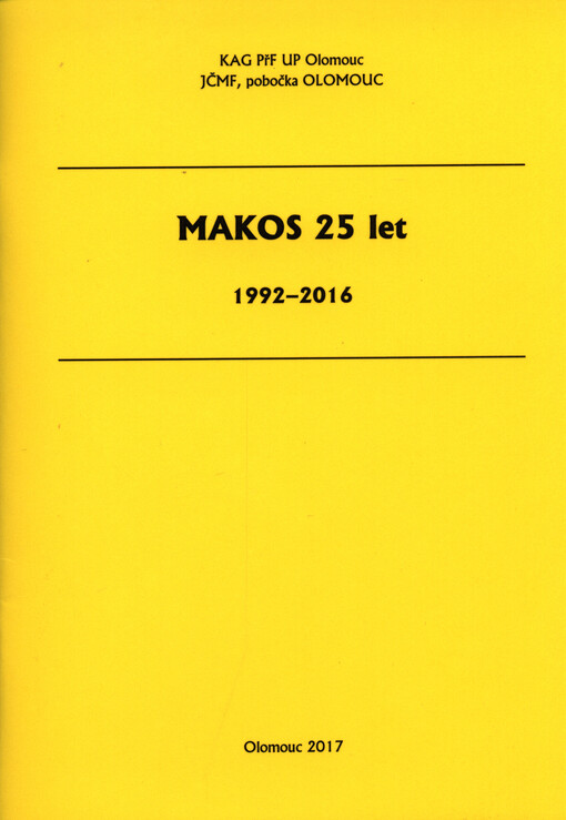 MAKOS 25 let : 1992-2016