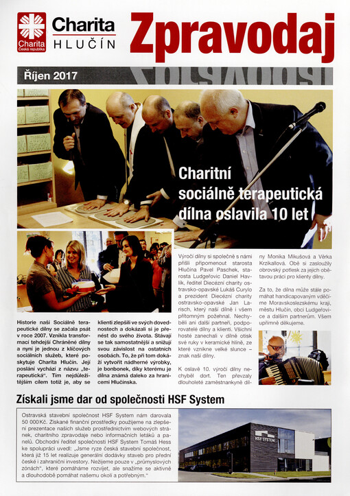 Zpravodaj Charita Hlučín