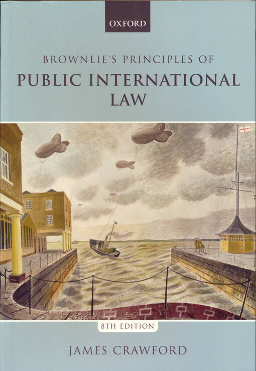Brownlie's principles of public international law