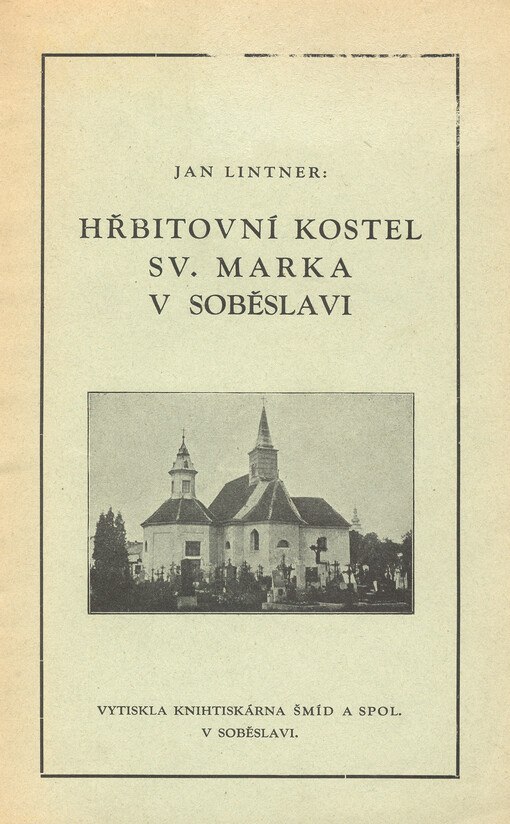 Hřbitovní kostel sv. Marka v Soběslavi