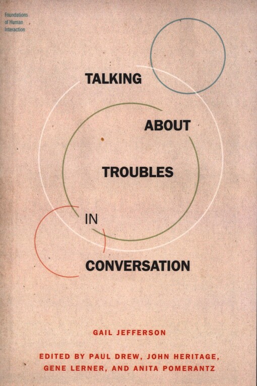 Talking about troubles in conversation