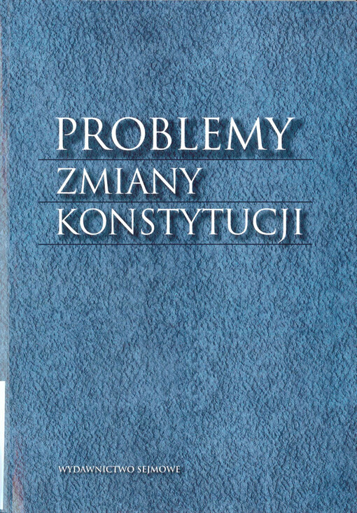 Problemy zmiany konstytucji