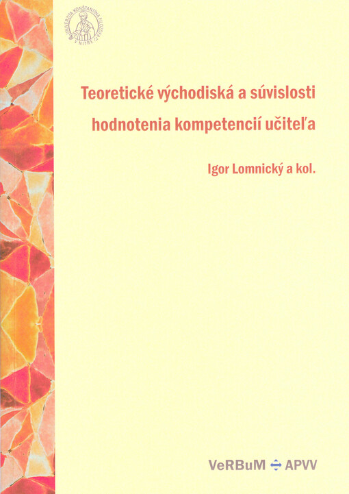 Teoretické východiská a súvislosti hodnotenie kompetencií učiteľa