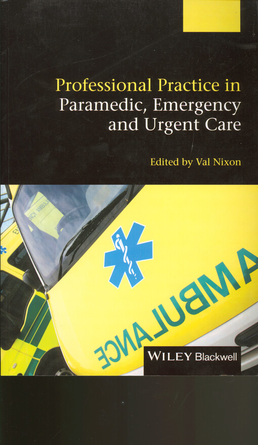 Professional practice in paramedic, emergency and urgent care