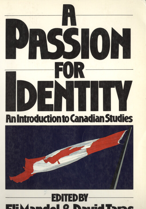 A passion for identity :introduction to Canadian studies