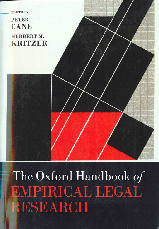 The Oxford handbook of empirical legal research