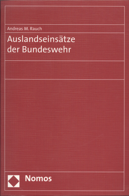 Auslandseinsätze der Bundeswehr