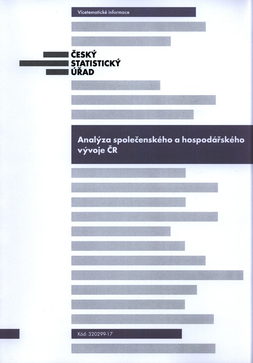 Analýza společenského a hospodářského vývoje ČR : souhrná data o České republice