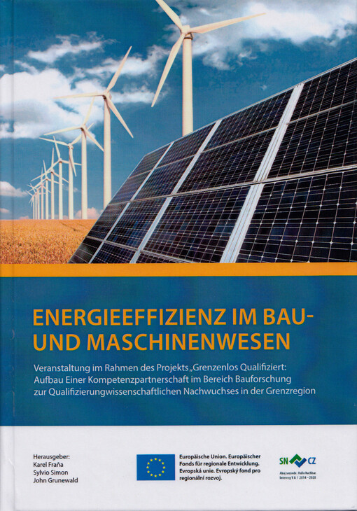 Energieeffizienz im Bau- und Maschinenwesen : 25.-27. September 2017 : Liberec, Tschechische Republik