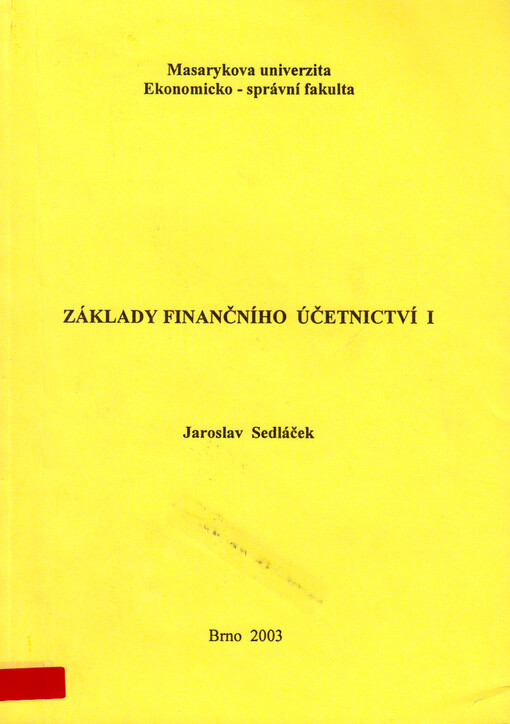 Základy finančního účetnictví I
