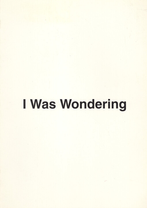 I was wondering : a supplement to Childcraft - the how and why library