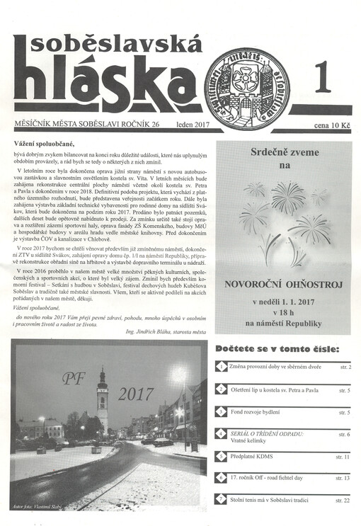 Soběslavská hláska : měsíčník města Soběslavi