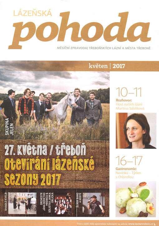 Lázeňská pohoda : měsíční zpravodaj městských slatinných lázní - Třeboň