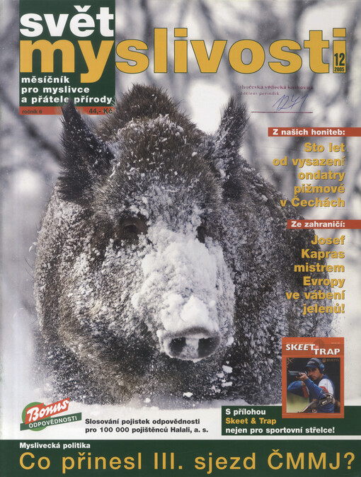Svět myslivosti : měsíčník pro myslivce a přátele přírody