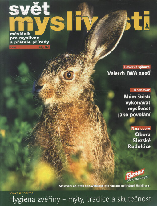 Svět myslivosti : měsíčník pro myslivce a přátele přírody