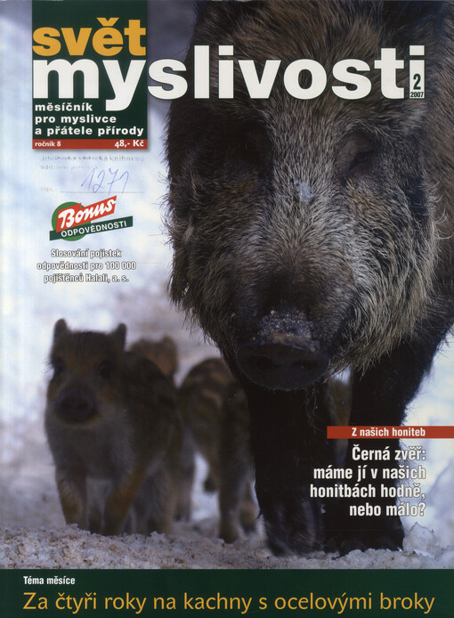 Svět myslivosti : měsíčník pro myslivce a přátele přírody