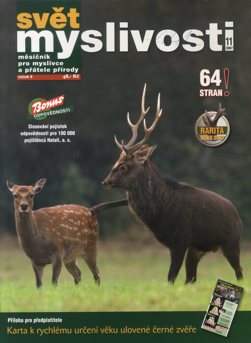 Svět myslivosti : měsíčník pro myslivce a přátele přírody