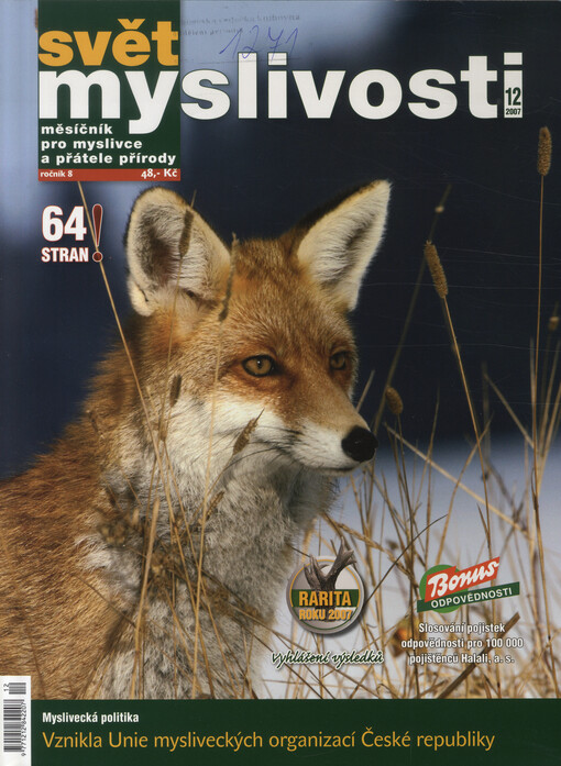 Svět myslivosti : měsíčník pro myslivce a přátele přírody