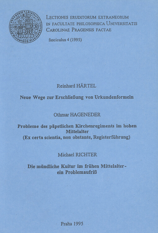 Neue Wege zur Erschließung von Urkundenformeln