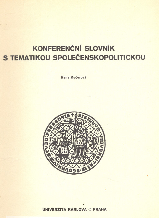 Konferenční slovník s tematikou společenskopolitickou