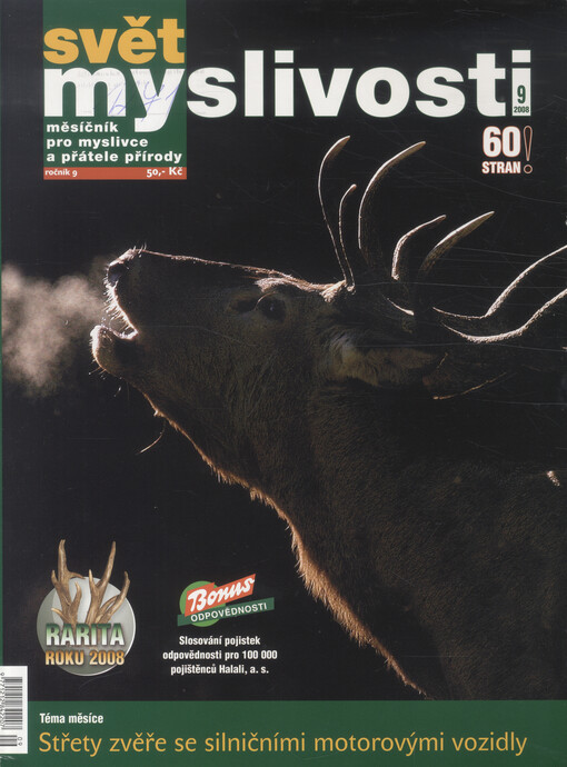 Svět myslivosti : měsíčník pro myslivce a přátele přírody