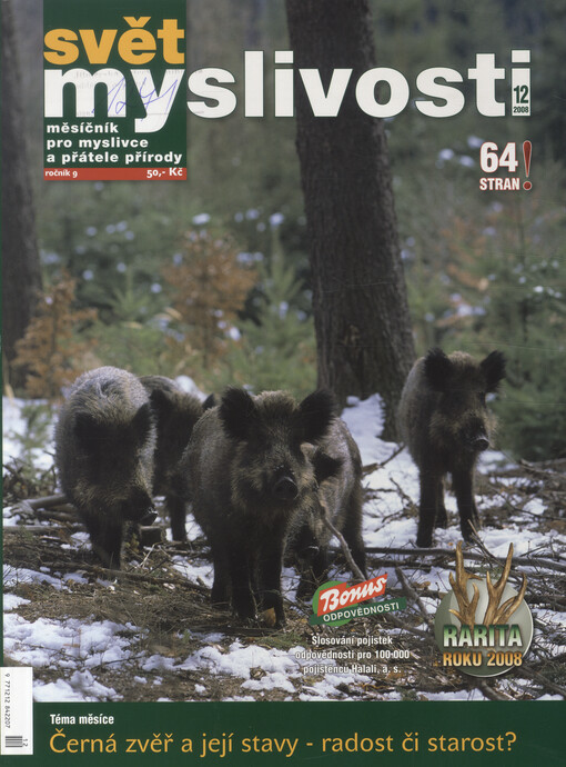 Svět myslivosti : měsíčník pro myslivce a přátele přírody