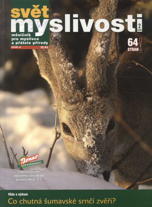 Svět myslivosti : měsíčník pro myslivce a přátele přírody