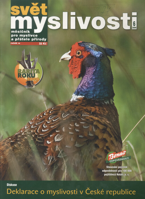 Svět myslivosti : měsíčník pro myslivce a přátele přírody