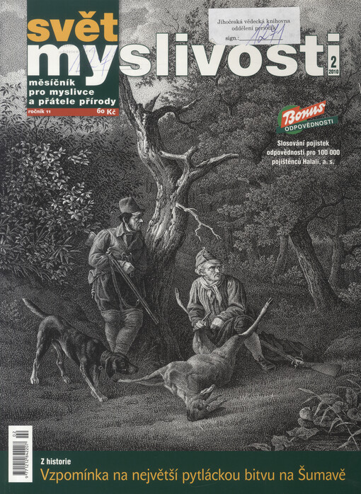 Svět myslivosti : měsíčník pro myslivce a přátele přírody