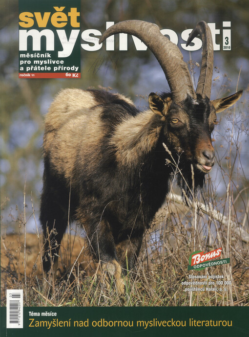 Svět myslivosti : měsíčník pro myslivce a přátele přírody