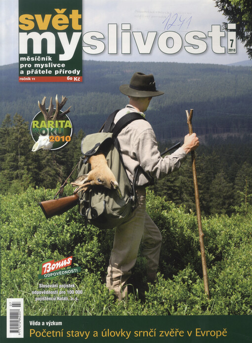 Svět myslivosti : měsíčník pro myslivce a přátele přírody