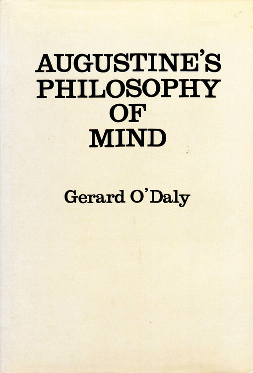 Augustine's philosophy of mind