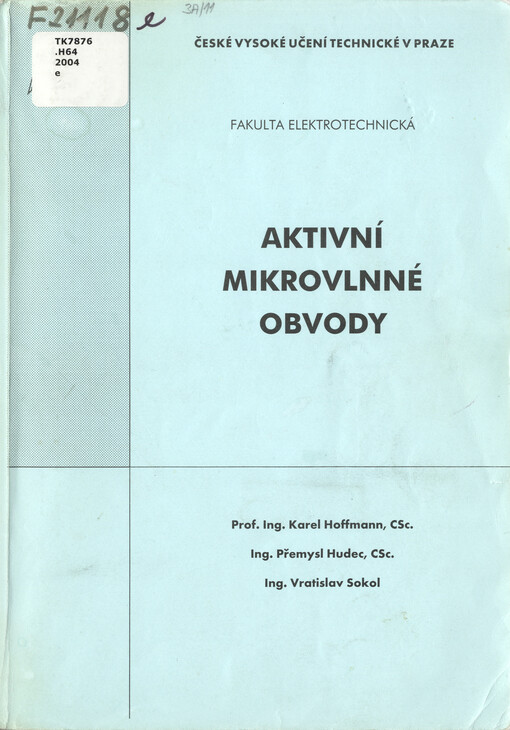Aktivní mikrovlnné obvody